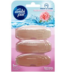 AMBI PUR zapas do wc 3×55 ml WILD ROSE PINK GRAPEF