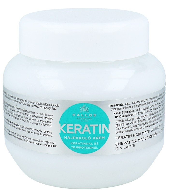 KALLOS maska do włosów 275 ml KERATYN