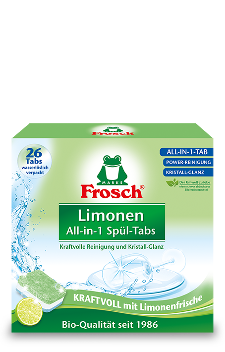 FROSCH tabletki do zmywarki 26 szt ALL IN ONE LIME