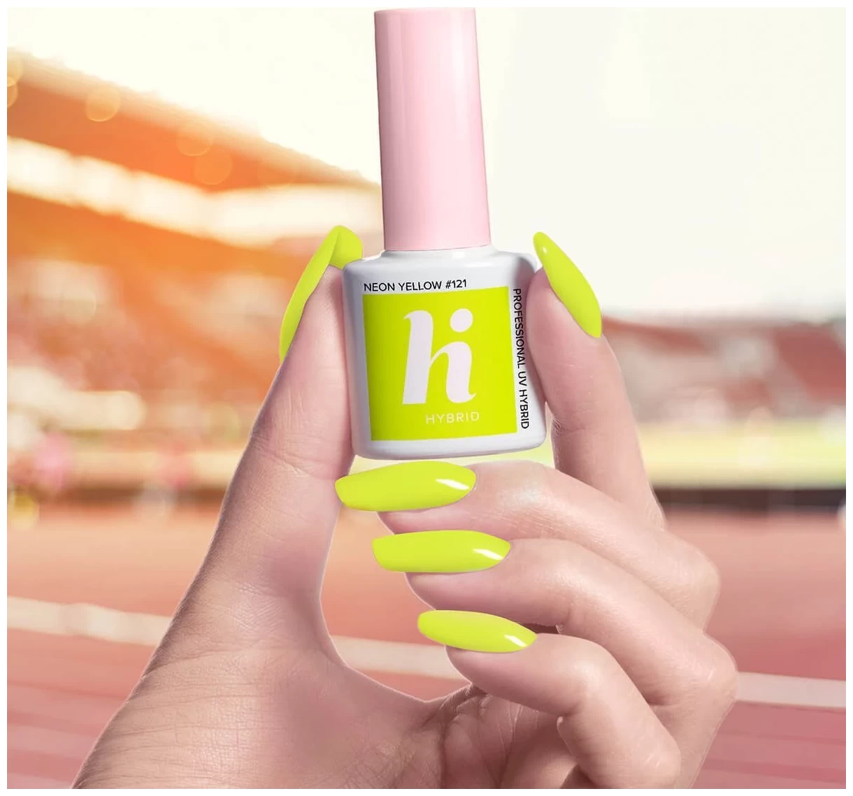 HI lakier hybrydowy 5 ml 121 NEON YELLOW