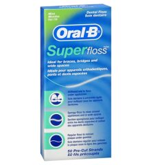 ORAL B nić dentystyczna 50 szt SUPER FLOSS