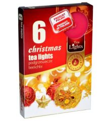 TEA LIGHTS podgrzewacze 6 szt CHRISTMAS