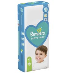 PAMPERS pieluchy 6 13-18kg ACTIVE BABY A’52