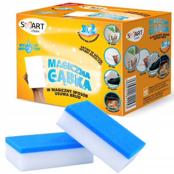 SMART CLEAN magiczna gąbka 2 szt