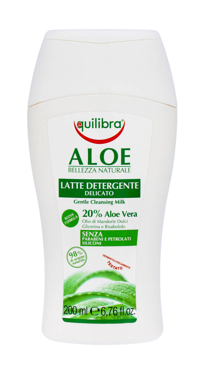 EQUILIBRA łagodne mleczko do demakijażu 200 ml ALOES