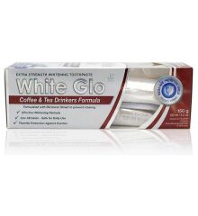 WHITE GLO pasta do zębów+szczoteczka COFFEE TEA