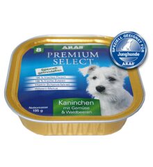 ARAS PREMIUM SELECT karma mokra dla psów 195 g KRÓLIK Z WARZYWAMI I DZIKIMI JAGODAMI *bez zbóż*