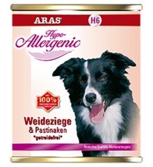 ARAS HYPO-ALLERGENIC karma mokra dla psów 820 g KOZA Z PASTERNAKIEM