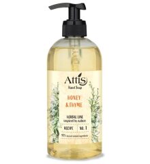 ATTIS mydło w pompce 500 ml HONEY & THYME