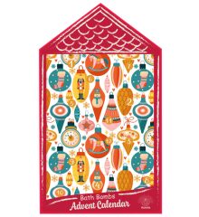 AURORA zestaw kul musujących 12 x 30 g KALENDARZ ADWENTOWY BOMBKI