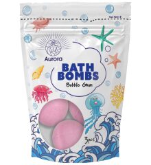 AURORA zestaw kul musujących 3 x 50 g BUBBLE GUM