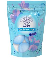 AURORA zestaw kul musujących 3 x 50 g RELAXING