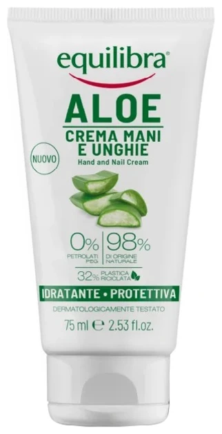 EQUILIBRA krem do rąk i paznokci 75 ml ALOES