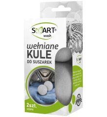 SMART kule z wełny do suszarek 2 szt SZARE