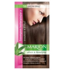 MARION szampon koloryzujący 58 ŚREDNI BRĄZ