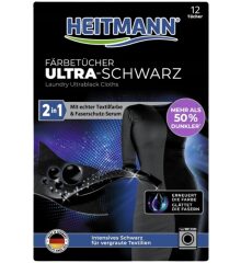 HEITMAN chusteczki 12 szt BLACK